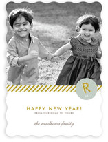 Monogram Prep New Year's Photo Cards