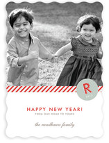 Monogram Prep New Year's Photo Cards