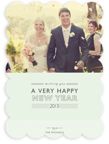 Layered Cake New Year's Photo Cards