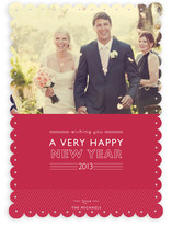 Layered Cake New Year's Photo Cards