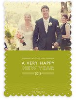 Layered Cake New Year's Photo Cards