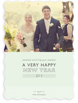 Layered Cake New Year's Photo Cards