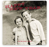 Tilted New Year New Year's Photo Cards