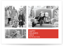 Modern Geometric Group New Year's Photo Cards