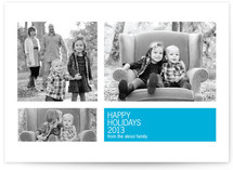 Modern Geometric Group New Year's Photo Cards