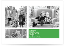 Modern Geometric Group New Year's Photo Cards