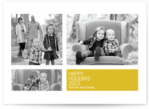 Modern Geometric Group New Year's Photo Cards