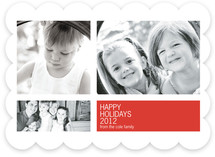 Modern Geometric Group New Year's Photo Cards