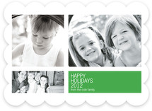 Modern Geometric Group New Year's Photo Cards