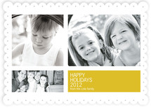 Modern Geometric Group New Year's Photo Cards