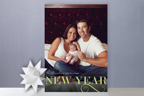 New Year Dot New Year's Photo Cards