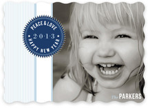 Holiday Seal New Year's Photo Cards