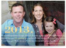 Nostalgia New Year's Photo Cards
