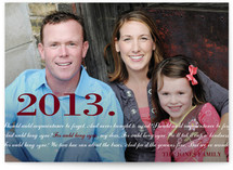 Nostalgia New Year's Photo Cards