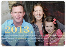 Nostalgia New Year's Photo Cards