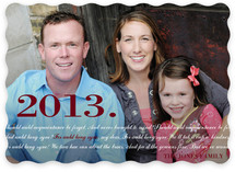 Nostalgia New Year's Photo Cards