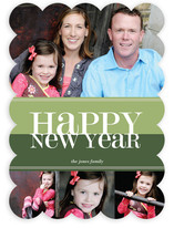 Bold Reflection New Year's Photo Cards
