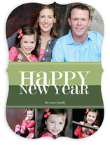 Bold Reflection New Year's Photo Cards
