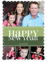 Bold Reflection New Year's Photo Cards