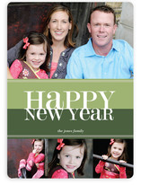 Bold Reflection New Year's Photo Cards