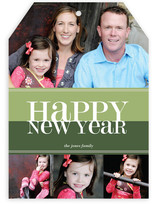 Bold Reflection New Year's Photo Cards