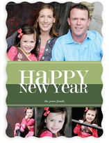 Bold Reflection New Year's Photo Cards