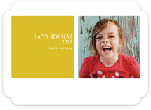 Modern Geometric New Year's Photo Cards