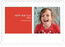 Modern Geometric New Year's Photo Cards