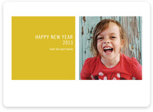 Modern Geometric New Year's Photo Cards