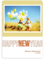 Modern Love New Year's Photo Cards