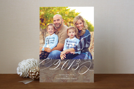 Elegant Year New Year's Photo Cards