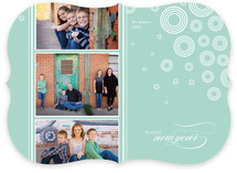 Snow Flurries New Year's Photo Cards