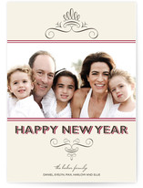 Simple Chic New Year's Photo Cards
