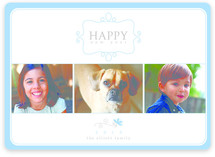 Simple Charm New Year's Photo Cards
