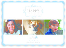 Simple Charm New Year's Photo Cards