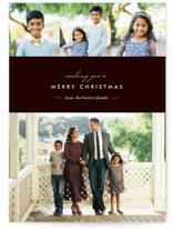 Winter Chic New Year's Photo Cards