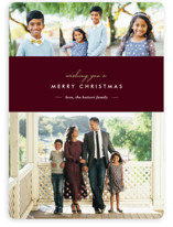 Winter Chic New Year's Photo Cards