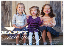 Warm Wishes New Year's Photo Cards