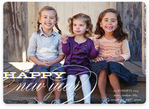 Warm Wishes New Year's Photo Cards
