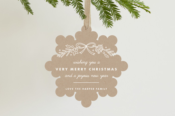 Garland Holiday Ornament Cards