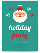 Happy Santa Holiday Party Invitations