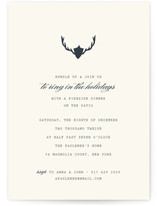 Fireside Feast Holiday Party Invitations