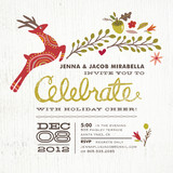 Rustic Celebration Holiday Party Invitations