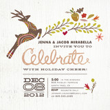 Rustic Celebration Holiday Party Invitations