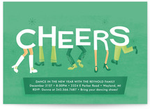 Boogie Shoes Holiday Party Invitations