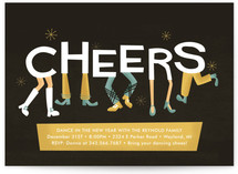 Boogie Shoes Holiday Party Invitations