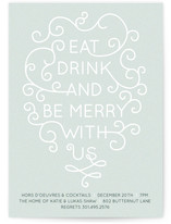 Be Merry with Us! Holiday Party Invitations