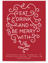 Be Merry with Us! Holiday Party Invitations
