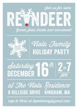 Reindeer Games Holiday Party Invitations