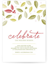Holly Jolly Holiday Party Invitations